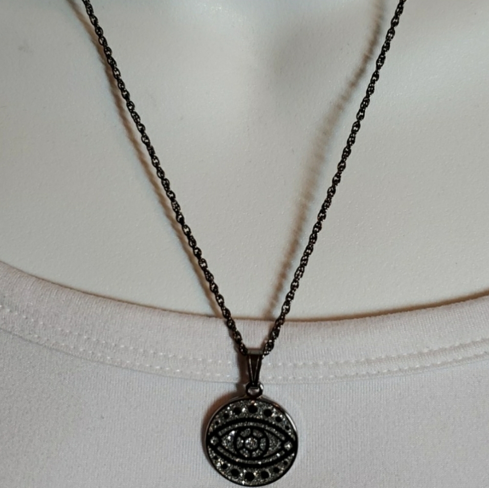 Alex and Ani Evil Eye Necklace - Picture 3 of 7